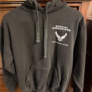 Special Operations Black Pullover Hoodie - Logo